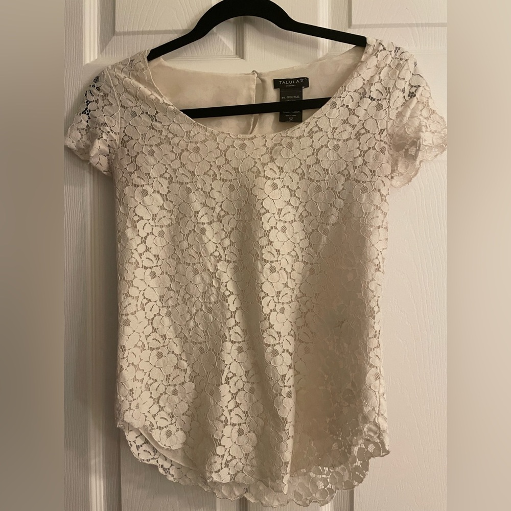 Talula White Lace Shirt